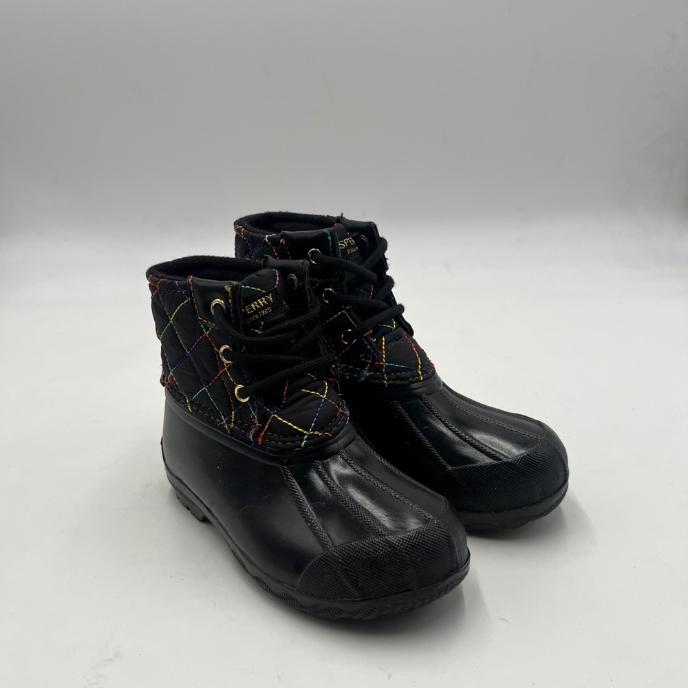 Sperry Black Ankle-Height Waterproof Boots